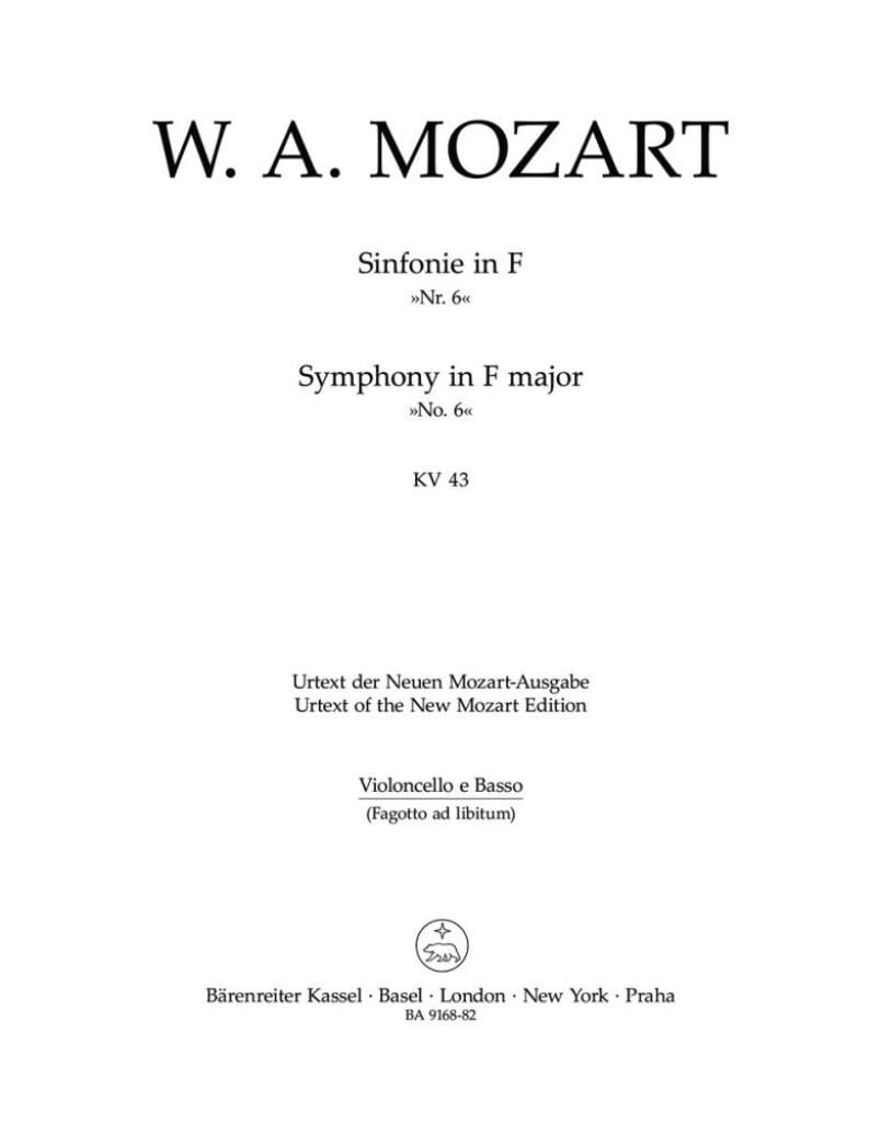 Symphony in F Major No. 6